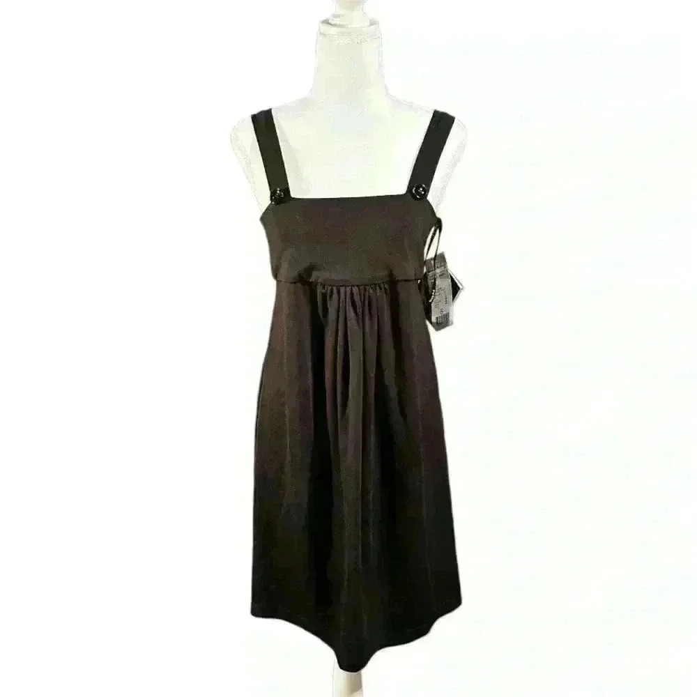 Joseph Ribkoff NWT Square Neck Drop Waist Black Dress Size 6